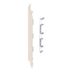 Eindkap+connector  links voor 2819 (5st) - Sandcream - Pure (mat/effen)