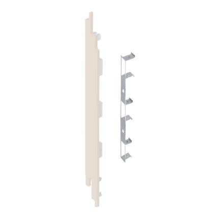 Eindkap+connector  links voor 2819 (5st) - Sandcream - Pure (mat/effen)