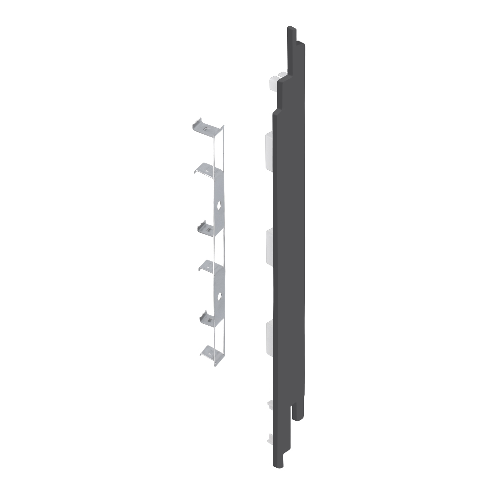 FM2414BI4114_28851305_SZ1 Eindkap+connector rechts voor 2819 (5st) - Antraciet - Classic (met houtnerf)