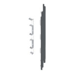 Eindkap+connector rechts voor 2819 (5st) - Basaltgrijs - Classic (met houtnerf)