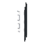 Eindkap+connector rechts voor 2819 (5st) - Zwartgrijs - Classic (met houtnerf)