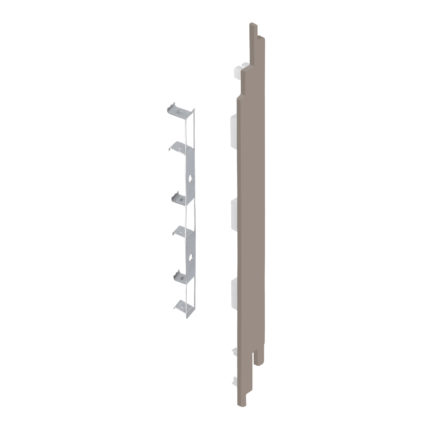 Eindkap+connector rechts voor 2819 (5st) - Vergrijsd ceder - Classic (met houtnerf)