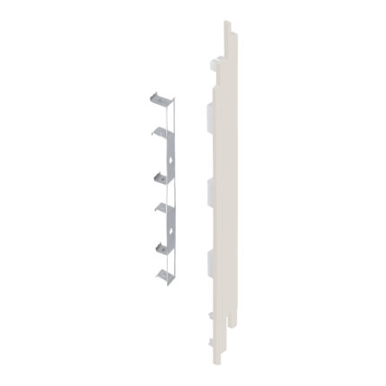 Eindkap+connector rechts voor 2819 (5st) - Snowwhite - Pure (mat/effen)