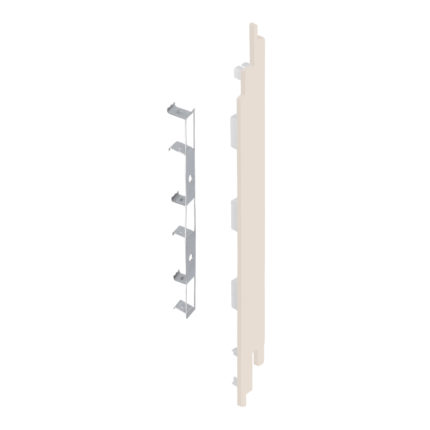 Eindkap+connector rechts voor 2819 (5st) - Sandcream - Pure (mat/effen)