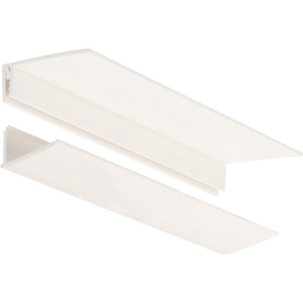 Startprofiel 2-delig 10mm - Verkeerswit