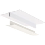 Verbindingprofiel 2-delig 10mm - Verkeerswit