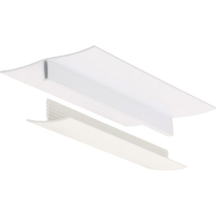 Verbindingprofiel 2-delig 10mm - Verkeerswit