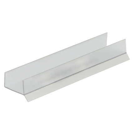 Afdichtingprofiel voor keukenplint 19mm - Transparant