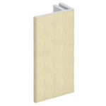 Eindprofiel 45mm Novicell voor art.2807 - Sahara beige