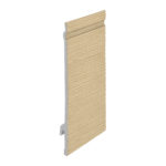 Novicell potdeksel 167mm grove nerf - Steppe bruin