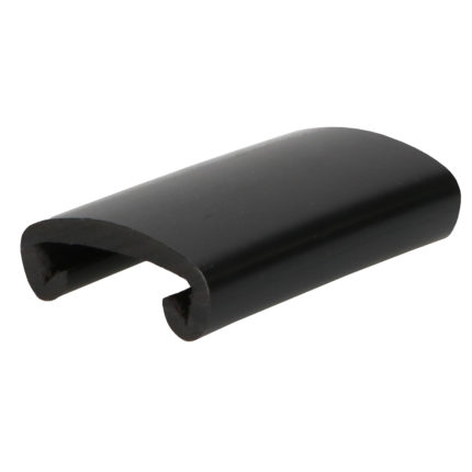 Leuningprofiel inwendig 50x8mm - Zwart