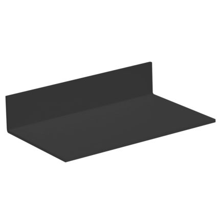 Hoekprofiel 100x20x2mm - Zwart