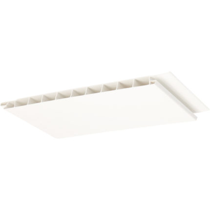 Vlakwerkende schroot 165x10mm - Verkeerswit