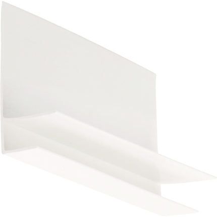 Afdekgevellijst 10mm - Verkeerswit