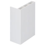 Holkamerhoek 80x30x15mm - Wit