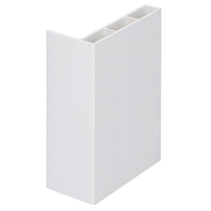 Holkamerhoek 100x30x15mm - Wit