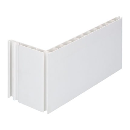 Dagkant bekledingprofiel 180mm - Verkeerswit