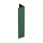 Verlengd eindprofiel 17x44mm Keralit - Mosgroen - Classic (met houtnerf)