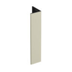 Verlengd eindprofiel 17x44mm Keralit - Licht ivoor - Classic (met houtnerf)