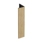 Verlengd eindprofiel 17x44mm Keralit - Licht eiken - Classic (met houtnerf)