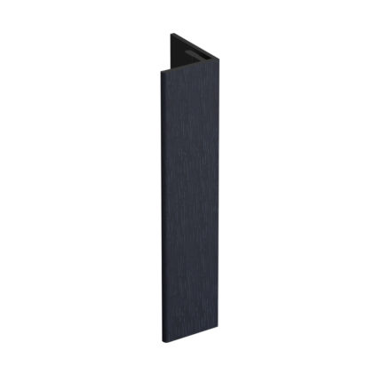 Verlengd eindprofiel 17x44mm Keralit - Monumentenblauw - Classic (met houtnerf)