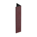 Verlengd eindprofiel 17x44mm Keralit - Wijnrood - Classic (met houtnerf)