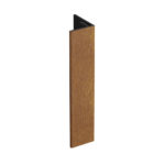 Verlengd eindprofiel 17x44mm Keralit - Golden oak - Classic (met houtnerf)