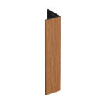 Verlengd eindprofiel 17x44mm Keralit - Californian Redwood - Classic (met houtnerf)