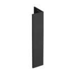 Verlengd eindprofiel 17x44mm Keralit - Nightblack - Pure (mat/effen)