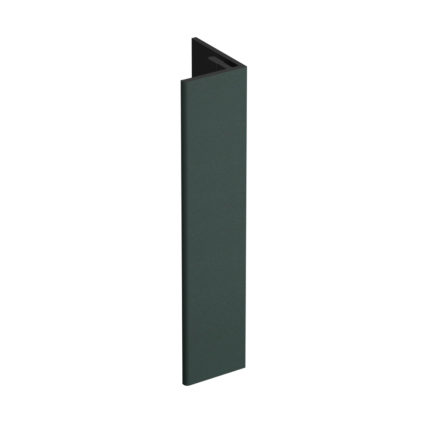 Verlengd eindprofiel 17x44mm Keralit - Timbergreen - Pure (mat/effen)