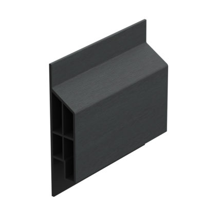 Trim/kraal sierlijst modern - Antraciet - Classic (met houtnerf)
