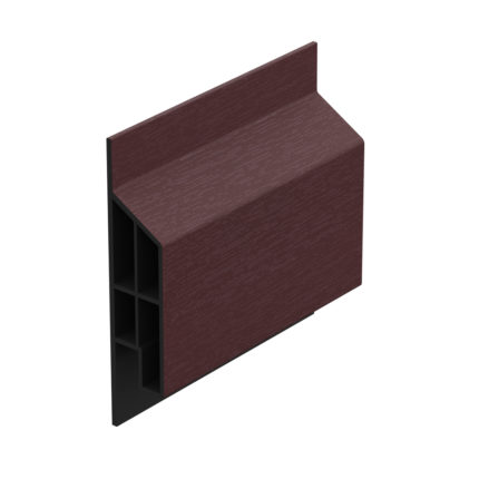 Trim/kraal sierlijst modern - Wijnrood - Classic (met houtnerf)