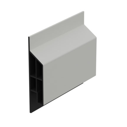 Trim/kraal sierlijst modern - Wit - Classic (met houtnerf)