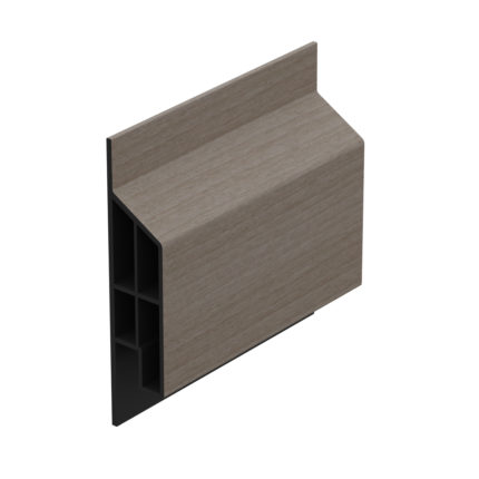 Trim/kraal sierlijst modern - Vergrijsd ceder - Classic (met houtnerf)