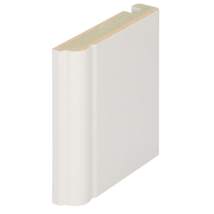 Prodec kraallijst 80x12 mm - Wit