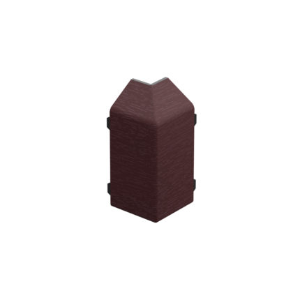 Hoekstuk sierlijst modern Keralit - Wijnrood - Classic (met houtnerf)