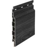 Keralit sponningdeel 143mm - Zwart eiken - Modern eiken (met houtstructuur)