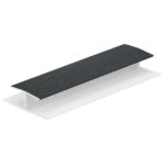 H-verbindingprofiel 10mm - Zwartgrijs - Classic (met houtnerf)