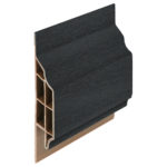 Trim/kraal sierlijst klassiek - Zwartgrijs - Classic (met houtnerf)