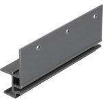 Keralit dakrandmontageprofiel 17mm - Zwartgrijs - Classic (met houtnerf)