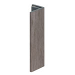 Eindprofiel 17mm Keralit - Taupe eiken - Modern eiken (met houtstructuur)