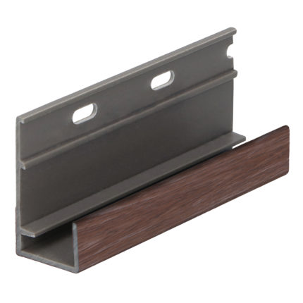Omrandingprof. met ontwatering Keralit - Bruin eiken - Modern eiken (met houtstructuur)