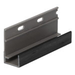 Omrandingprof. met ontwatering Keralit - Zwart eiken - Modern eiken (met houtstructuur)