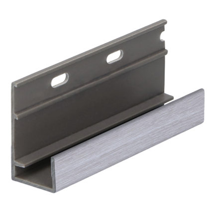 Omrandingprof. met ontwatering Keralit - Wit eiken - Modern eiken (met houtstructuur)