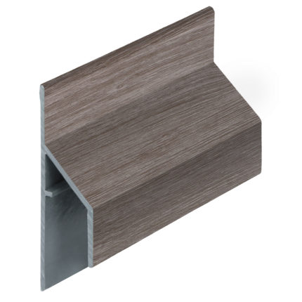 Trim/kraal aansluitprofiel 17mm Keralit - Taupe eiken - Modern eiken (met houtstructuur)