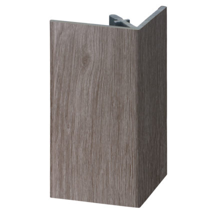 Uitw. rechthoekprofiel Keralit 46x46mm - Taupe eiken - Modern eiken (met houtstructuur)