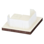 Keralit eindkap voor 2827/2828 - Bruin eiken - Modern eiken (met houtstructuur)