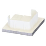 Keralit eindkap voor 2827/2828 - Wit eiken - Modern eiken (met houtstructuur)