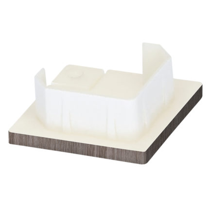 Keralit eindkap voor 2827/2828 - Taupe eiken - Modern eiken (met houtstructuur)