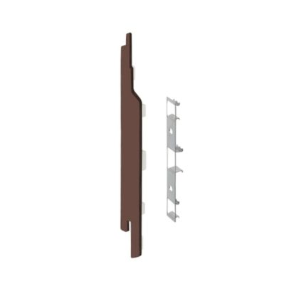 Eindkap+connector  links voor 2814 (5st) - Bruin eiken - Modern eiken (met houtstructuur)